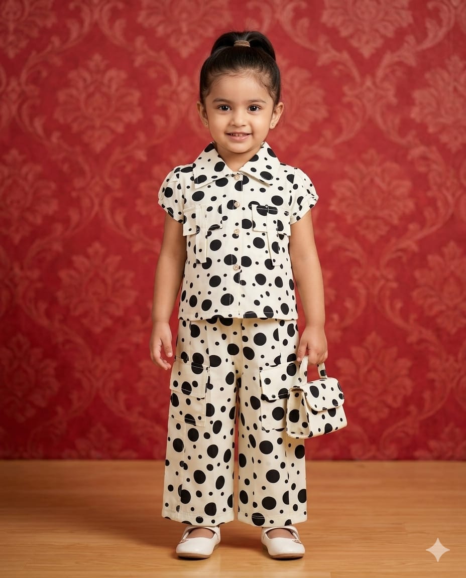 Girls Polca Dot Dress – Premium Quality Summer Stuff Soft & Comfortable | 1 – 5 Years