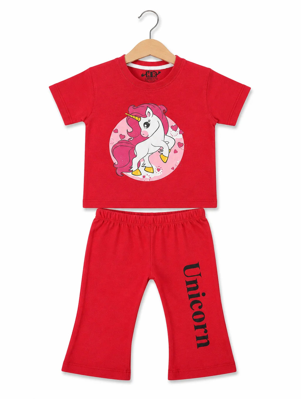 Comfortable Girls' Casual Pajama Set – Soft & Comfortable | 1–10 Years