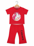 Comfortable Girls' Casual Pajama Set – Soft & Comfortable | 1–10 Years