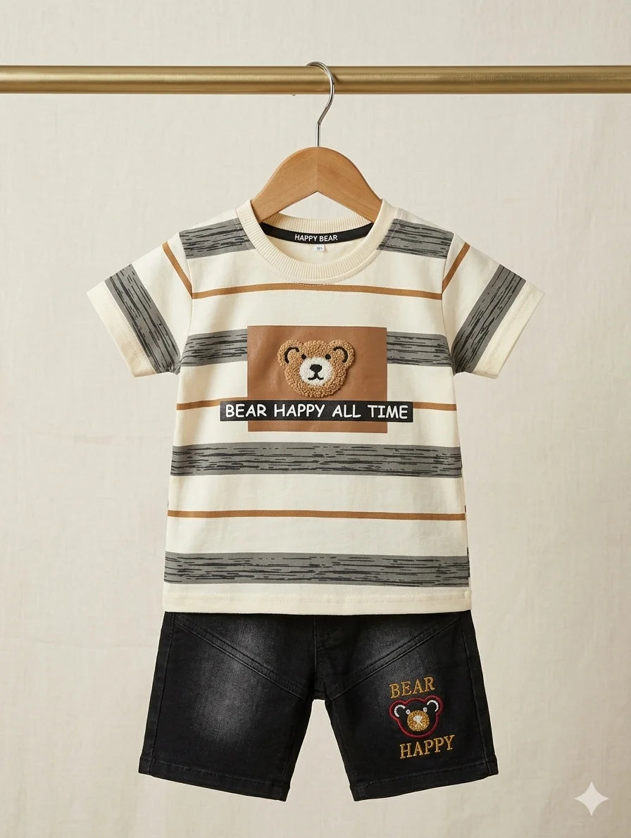 Kids T-Shirt With Jeans – Premium Quality | Soft & Comfortable | 6 Months-2 Years