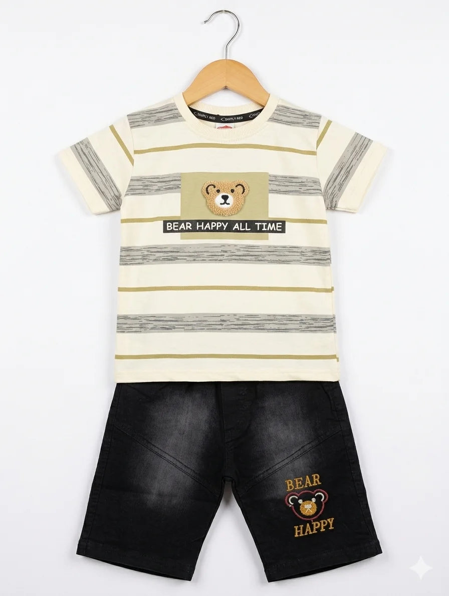 Kids T-Shirt With Jeans – Premium Quality | Soft & Comfortable | 6 Months-2 Years