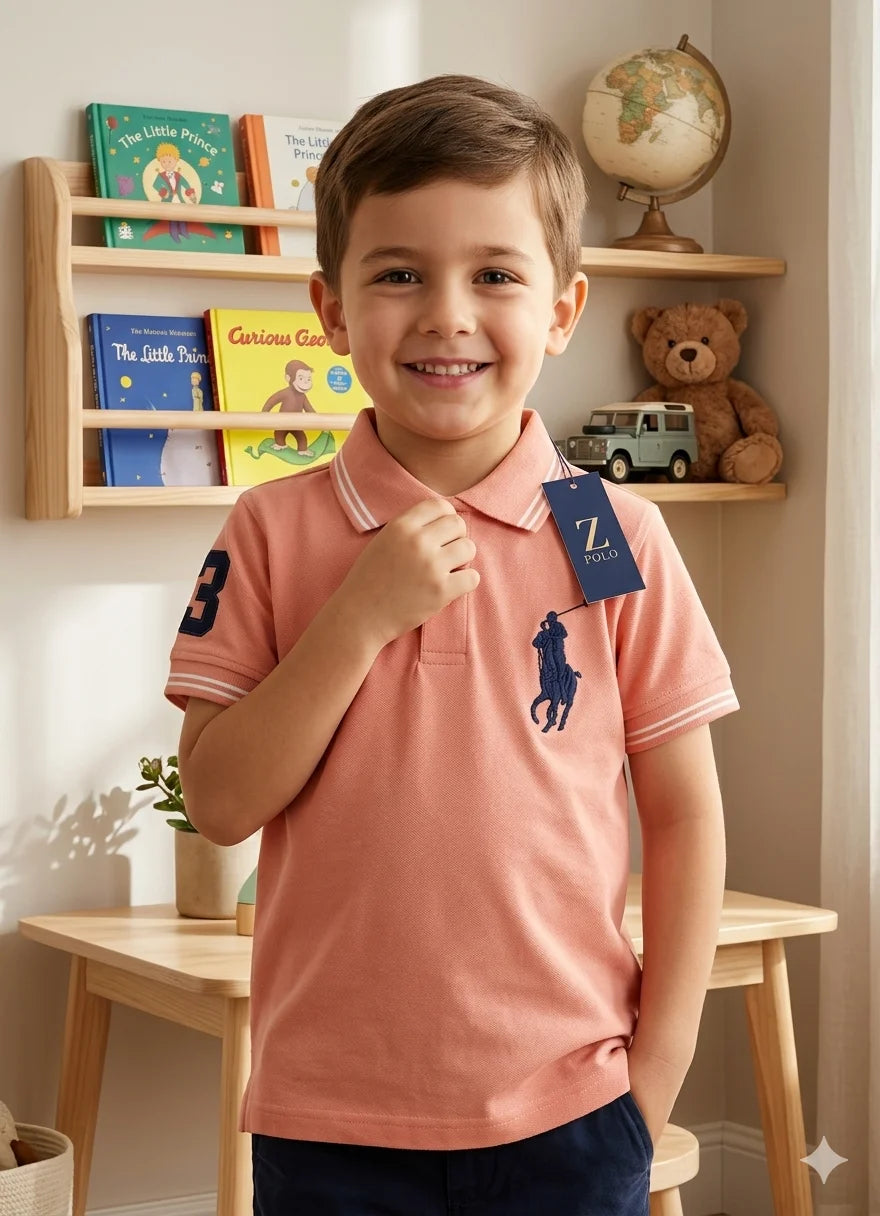 Kids Polo T-Shirt – Premium Quality | Soft & Comfortable | 2–6 Years