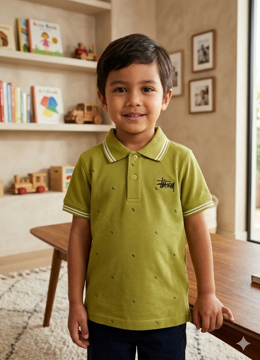 Kids Polo T-Shirt – Premium Quality | Soft & Comfortable | 1–8 Years