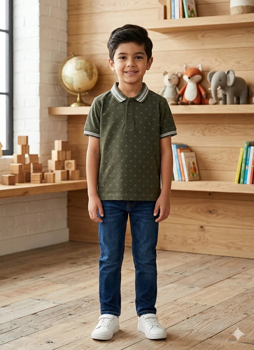 Kids Polo T-Shirt – Premium Quality | Soft & Comfortable | 2–8 Years