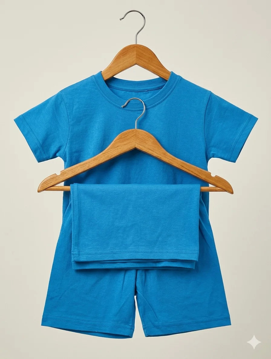 Kids T Shirt With Shorts – Premium Quality Summer Stuff Soft & Comfortable | 1–10 Years
