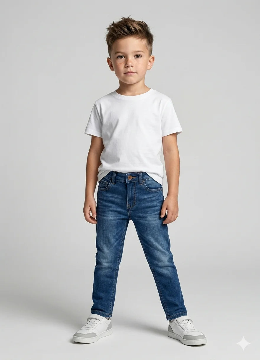 Comfortable Boys Jeans Pants – Soft & Comfortable | 4–10 Years