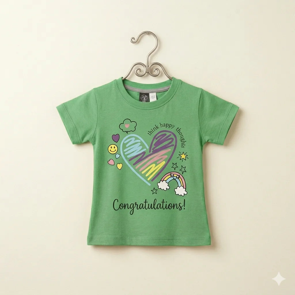 Girls Summer T-Shirt – Soft & Comfortable | 1 - 12 Years