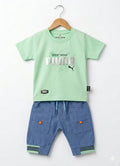 Puma T Shirt With Shorts – Summer Stuff Soft & Comfortable | 1–4 Years