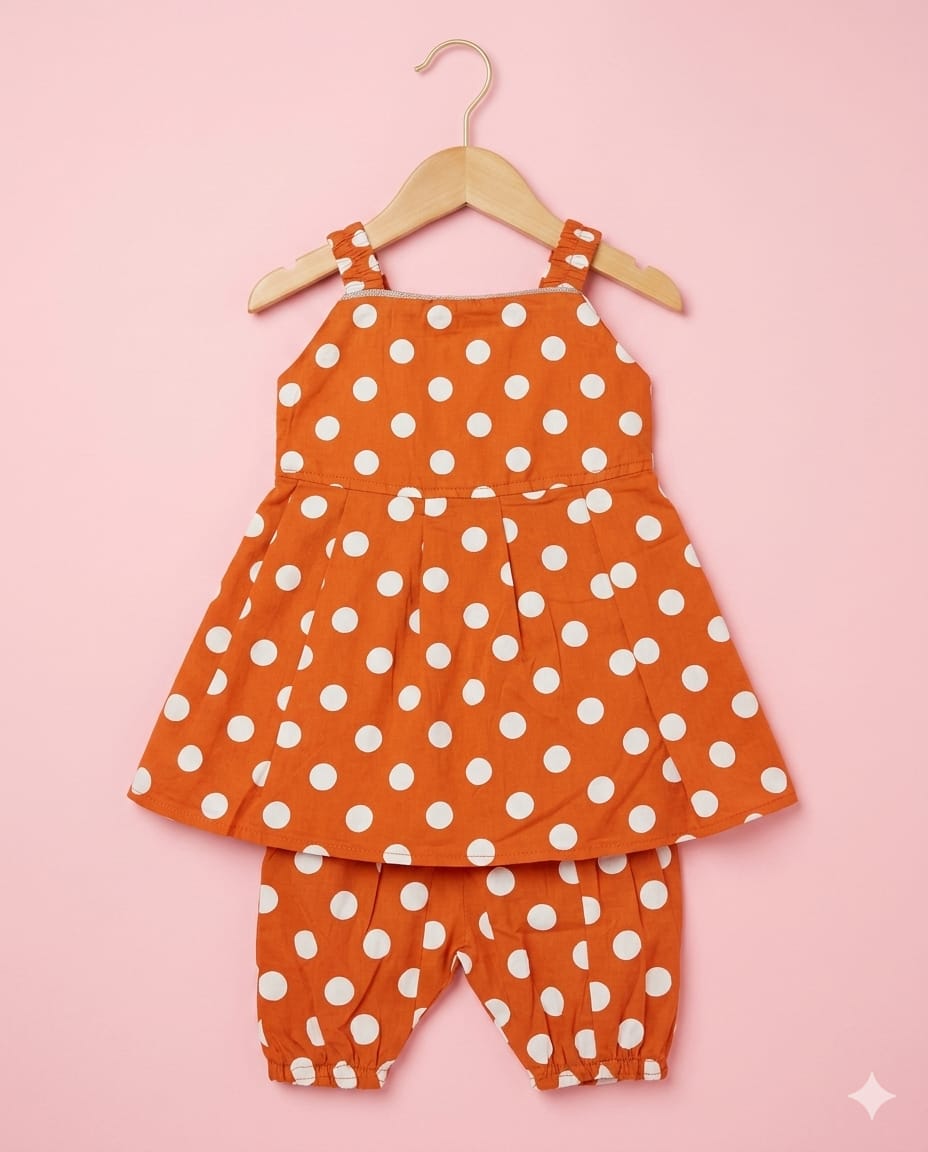 Sleeveless Two-Piece With Nicker Summer Set With Head Band  – Soft & Comfortable | 6 Months - 2 Years