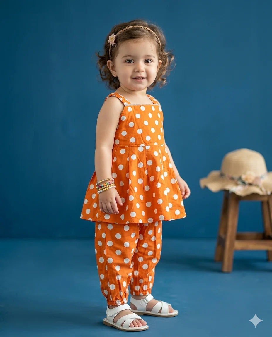 Sleeveless Two-Piece With Nicker Summer Set With Head Band  – Soft & Comfortable | 6 Months - 2 Years