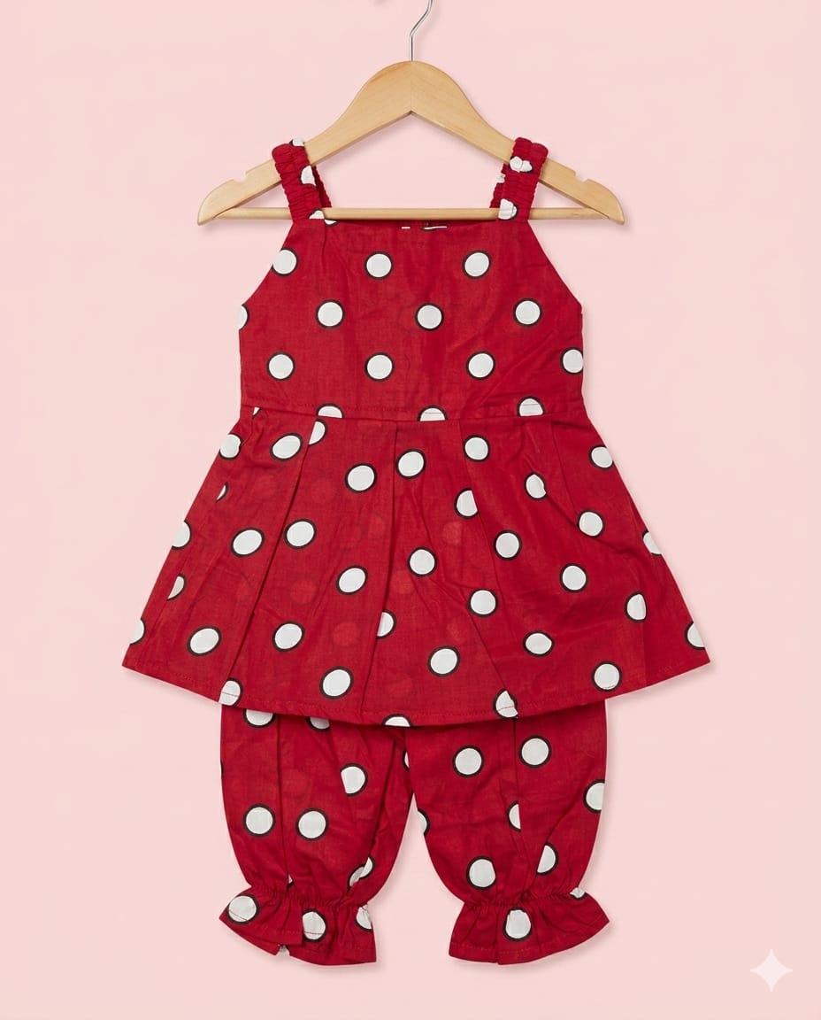 Sleeveless Two-Piece With Nicker Summer Set With Head Band  – Soft & Comfortable | 1–3 Years