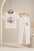 Comfortable Girls' Casual Pajama Set – Soft & Comfortable | 1–10 Years