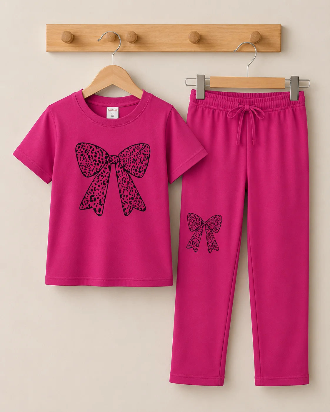 Comfortable Girls' Casual Pajama Set – Soft & Comfortable | 1–10 Years