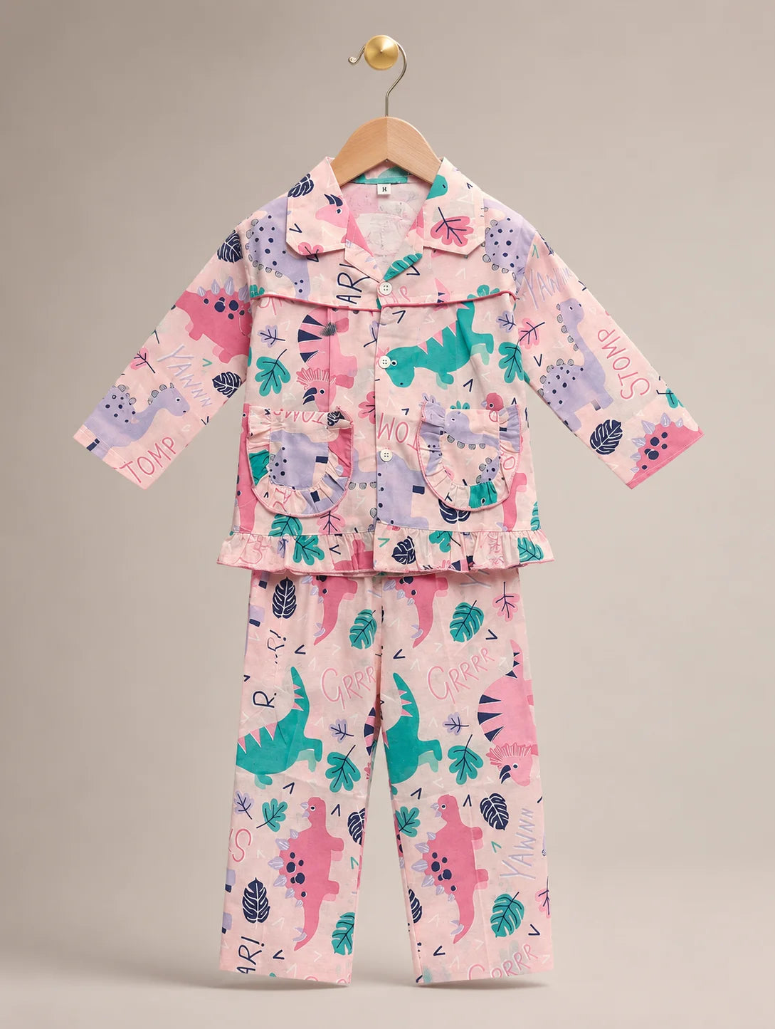 Cozy Sleepwear Set for Girls – Soft & Comfortable | 1–6 Years