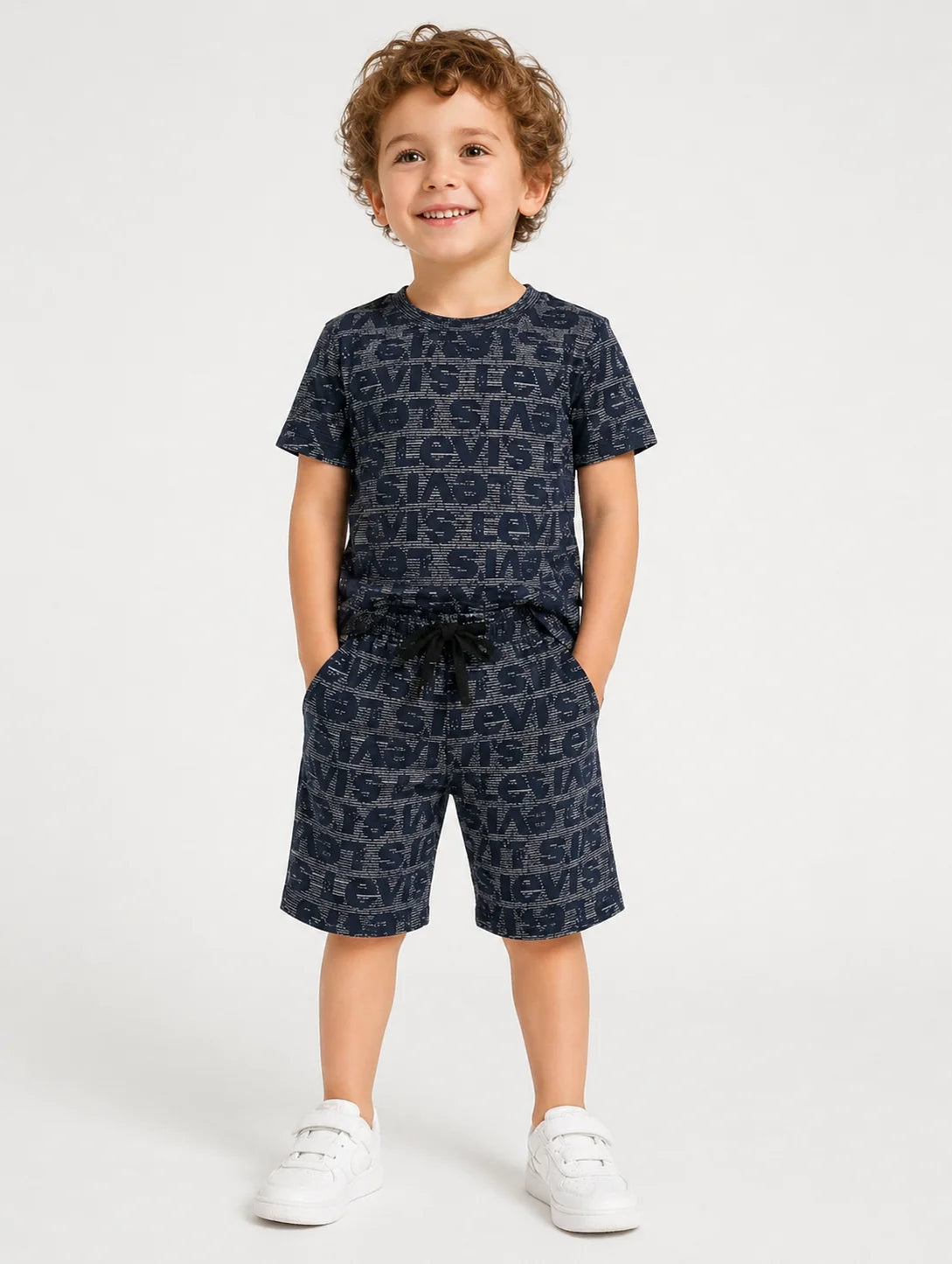 Kids Levis T Shirt With Shorts – Summer Stuff Soft & Comfortable | 1–10 Years