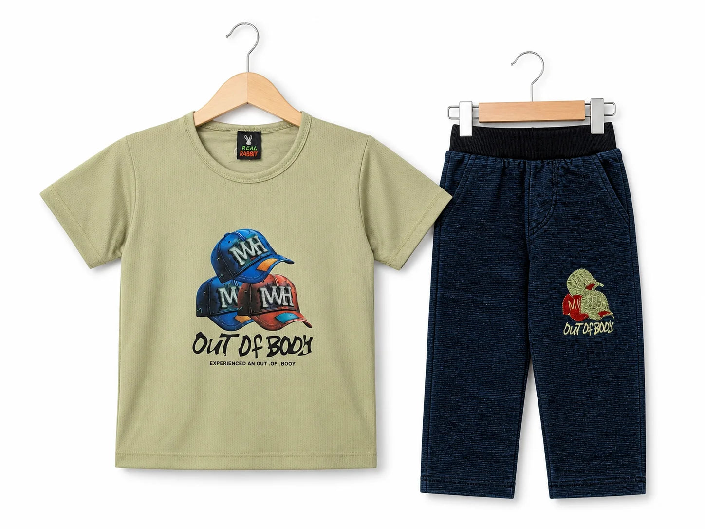Kids T-Shirt With Shorts – Premium Cotton | Soft & Comfortable | 6 Months-2 Years