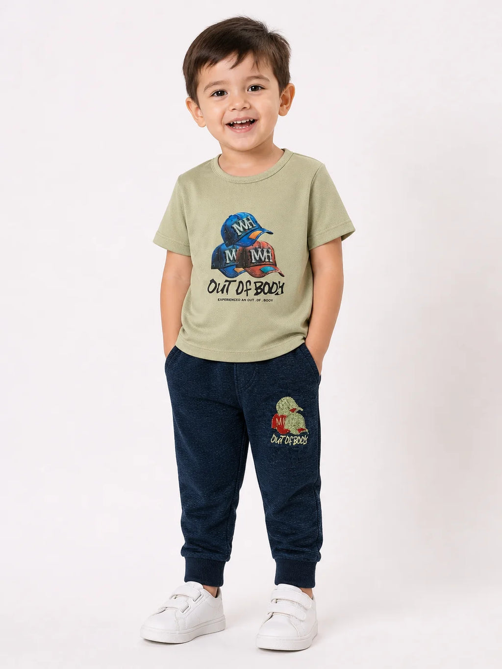 Kids T-Shirt With Shorts – Premium Cotton | Soft & Comfortable | 6 Months-2 Years