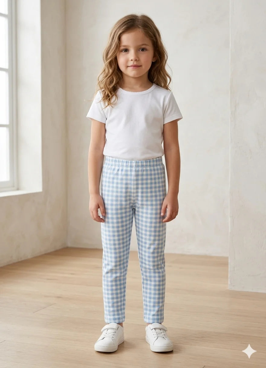 Girls Slim Fit Stretch Tights – Summer Stuff Soft & Comfortable | 2–12 Years