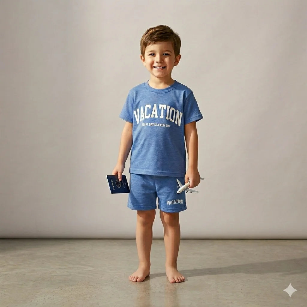 Kids T Shirt With Shorts – Premium Quality Summer Stuff Soft & Comfortable | 1–10 Years