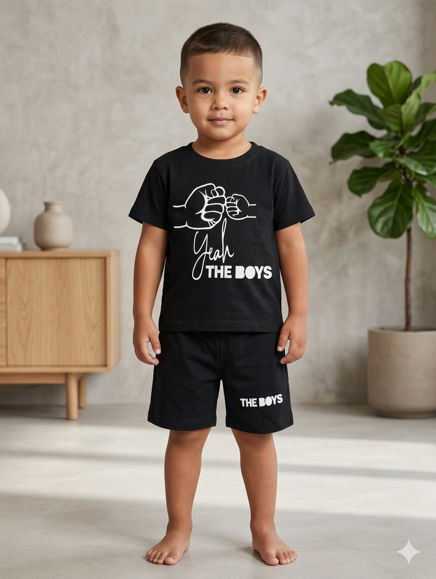Kids T Shirt With Shorts – Premium Quality Summer Stuff Soft & Comfortable | 1–10 Years