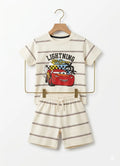 Cars T Shirt With Shorts – Summer Stuff Soft & Comfortable | 1–8 Years