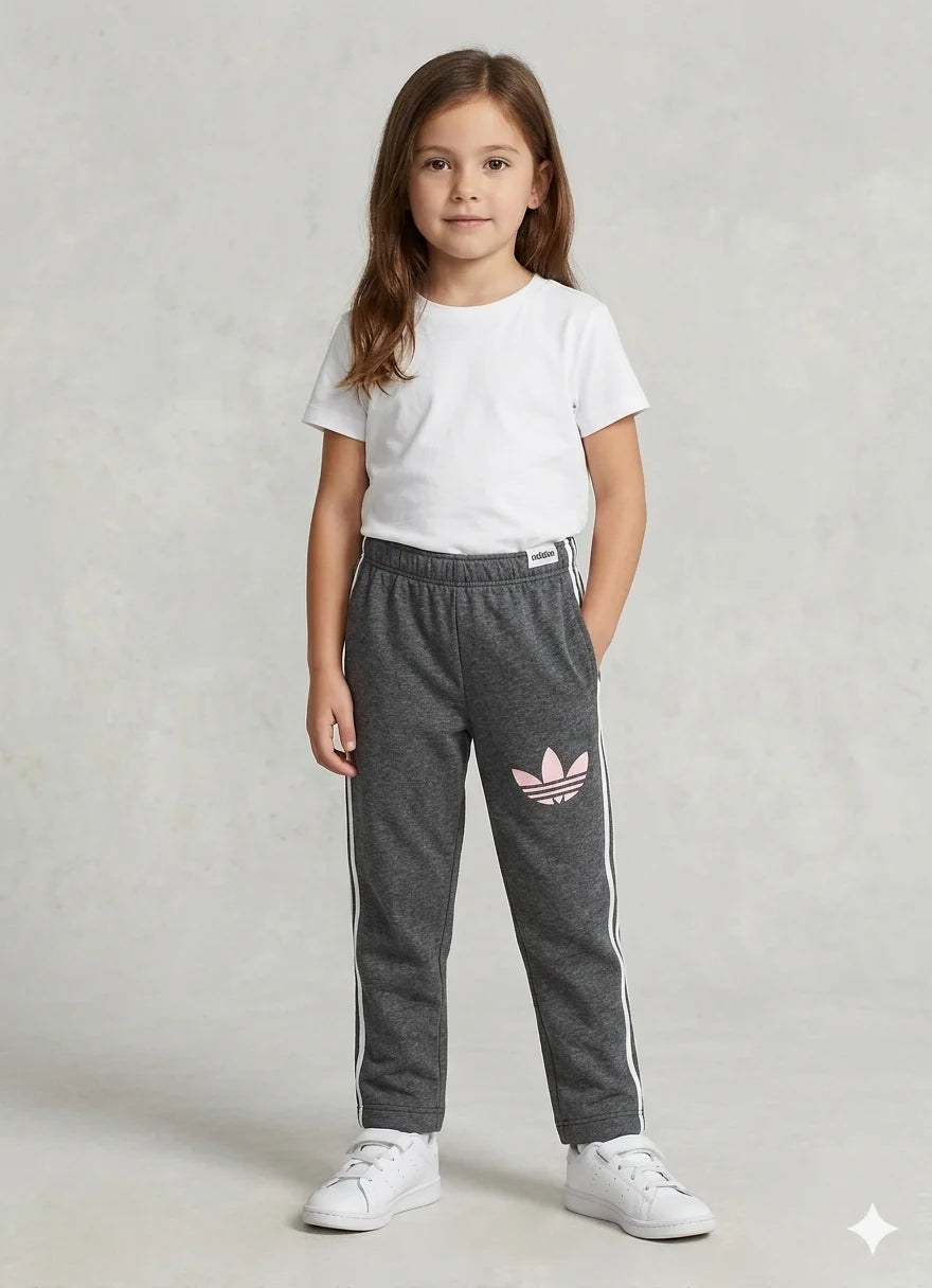 Girls Sports Track Trousers – Summer Stuff Soft & Comfortable | 1–8 Years