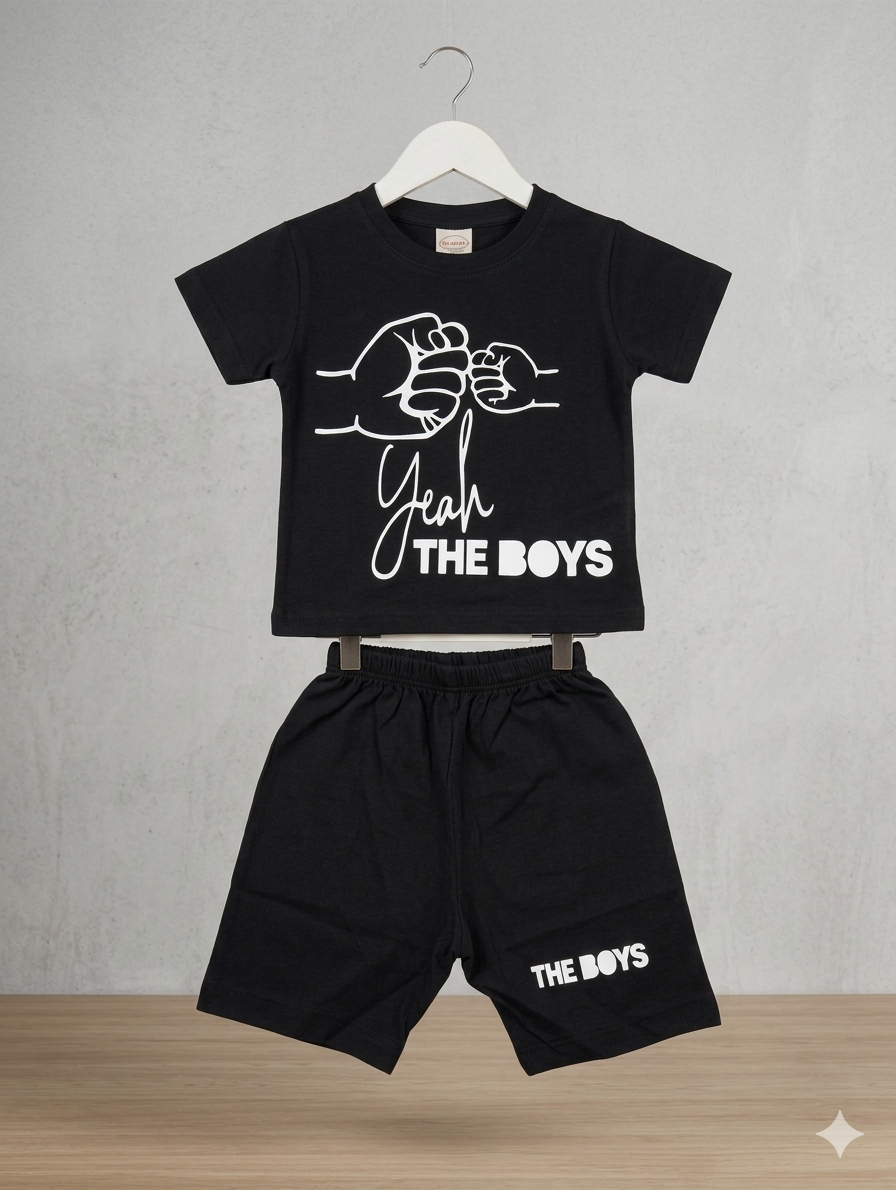 Kids T Shirt With Shorts – Premium Quality Summer Stuff Soft & Comfortable | 1–10 Years