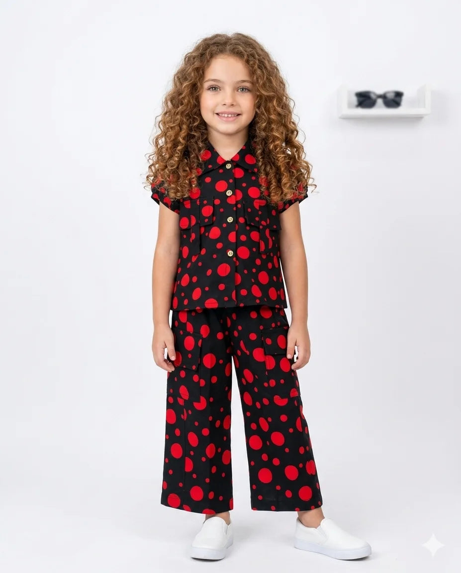 Girls Polca Dot Dress – Premium Quality Summer Stuff Soft & Comfortable | 1 – 5 Years