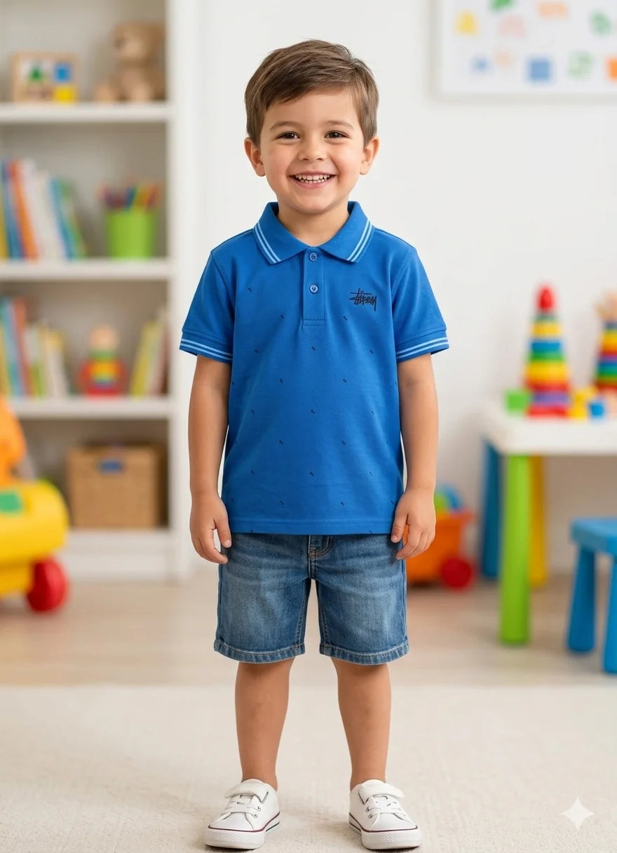 Kids Polo T-Shirt – Premium Quality | Soft & Comfortable | 2–8 Years