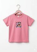 Girls Mickey Mouse Summer T-Shirt – Soft & Comfortable | 2 - 12 Years