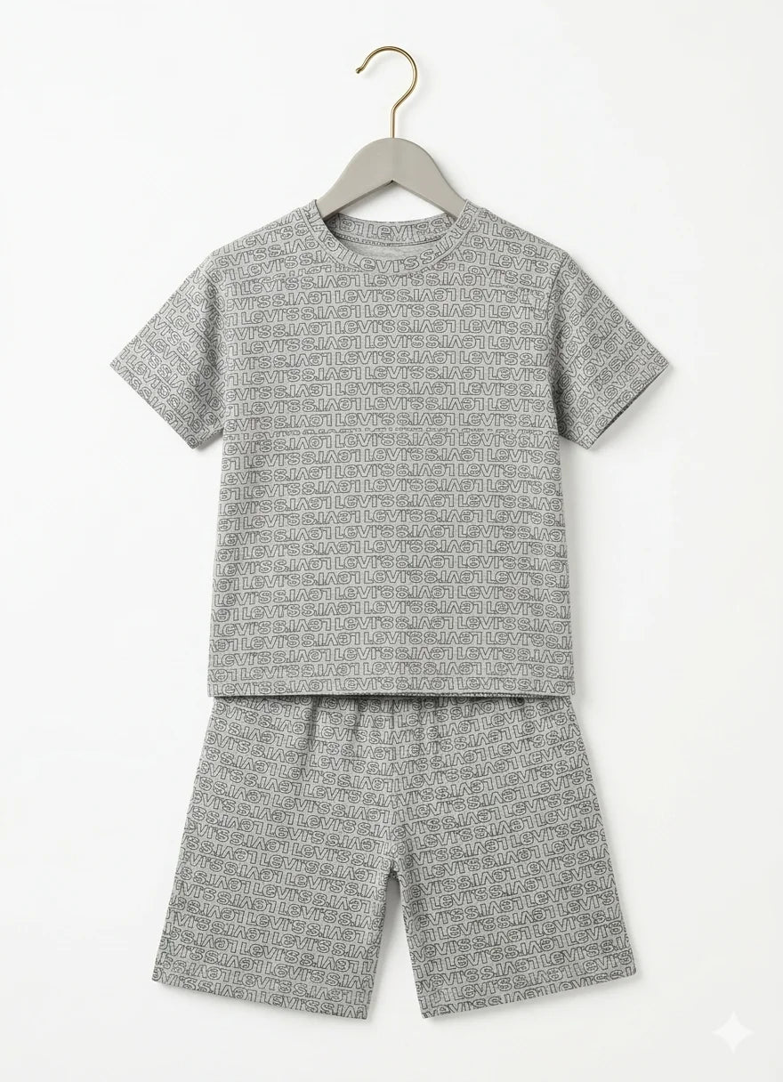 Levis T Shirt With Shorts – Summer Stuff Soft & Comfortable | 1–12 Years