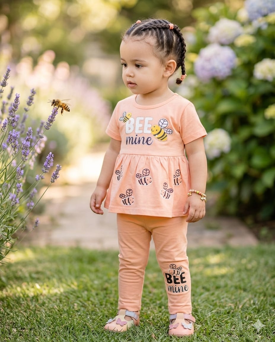 Girls Peplum Tops With Trousers –Summer Stuff Soft & Comfortable | 1–3 Years