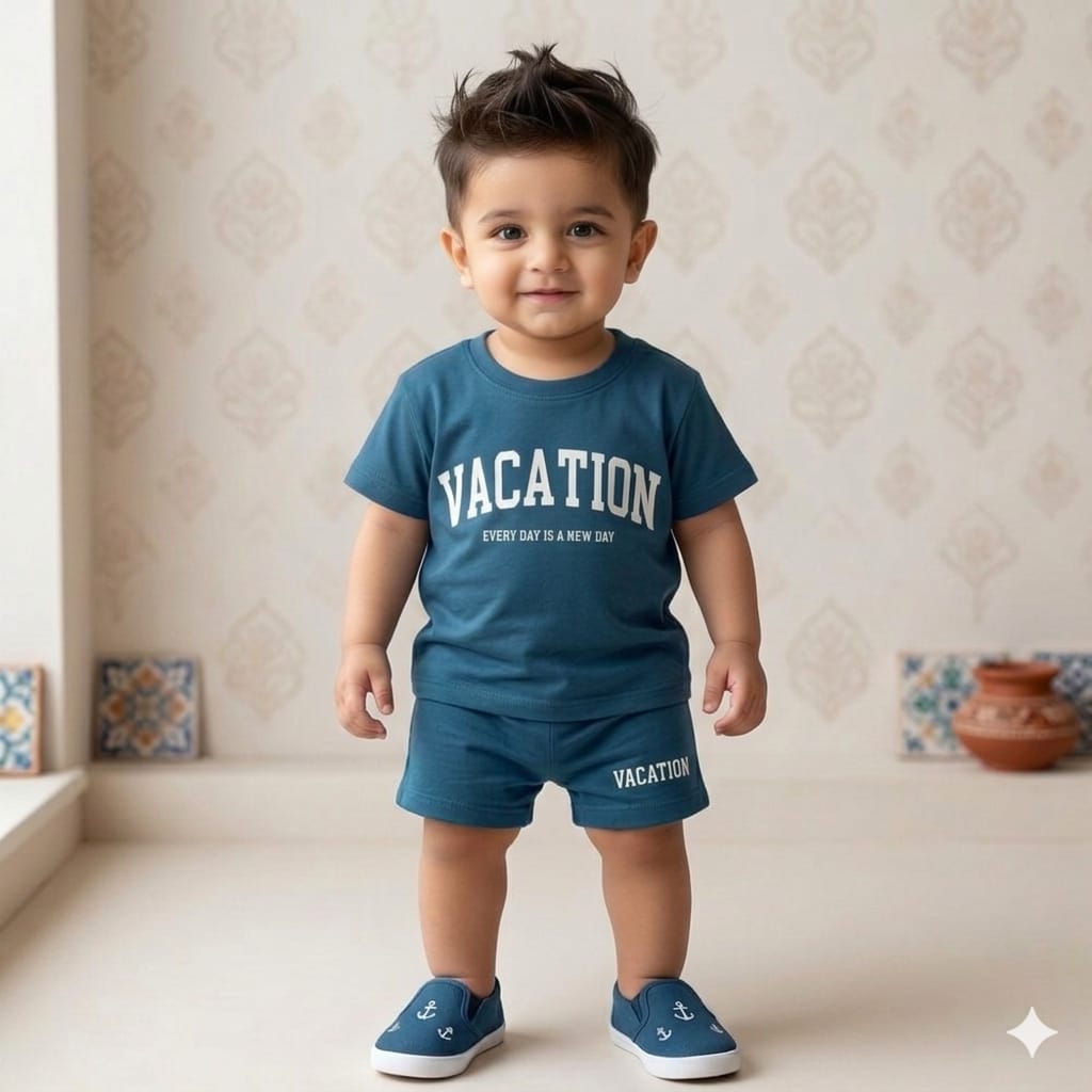Kids T Shirt With Shorts – Premium Quality Summer Stuff Soft & Comfortable | 1–10 Years