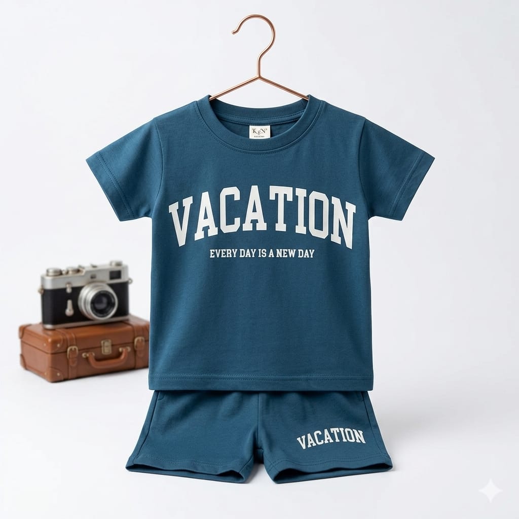 Kids T Shirt With Shorts – Premium Quality Summer Stuff Soft & Comfortable | 1–10 Years