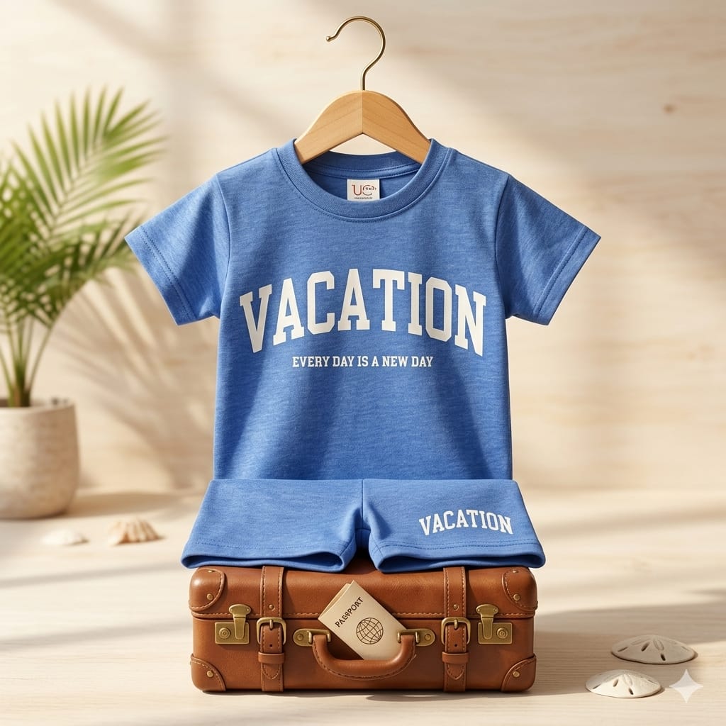 Kids T Shirt With Shorts – Premium Quality Summer Stuff Soft & Comfortable | 1–10 Years