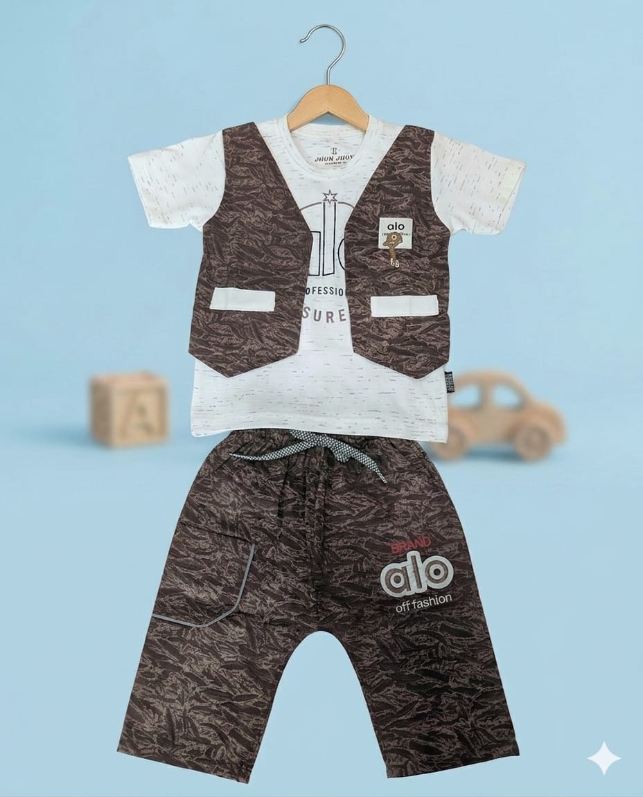 3 Piece Suit – Premium Quality | Soft & Comfortable | 6 Months– 2 Years