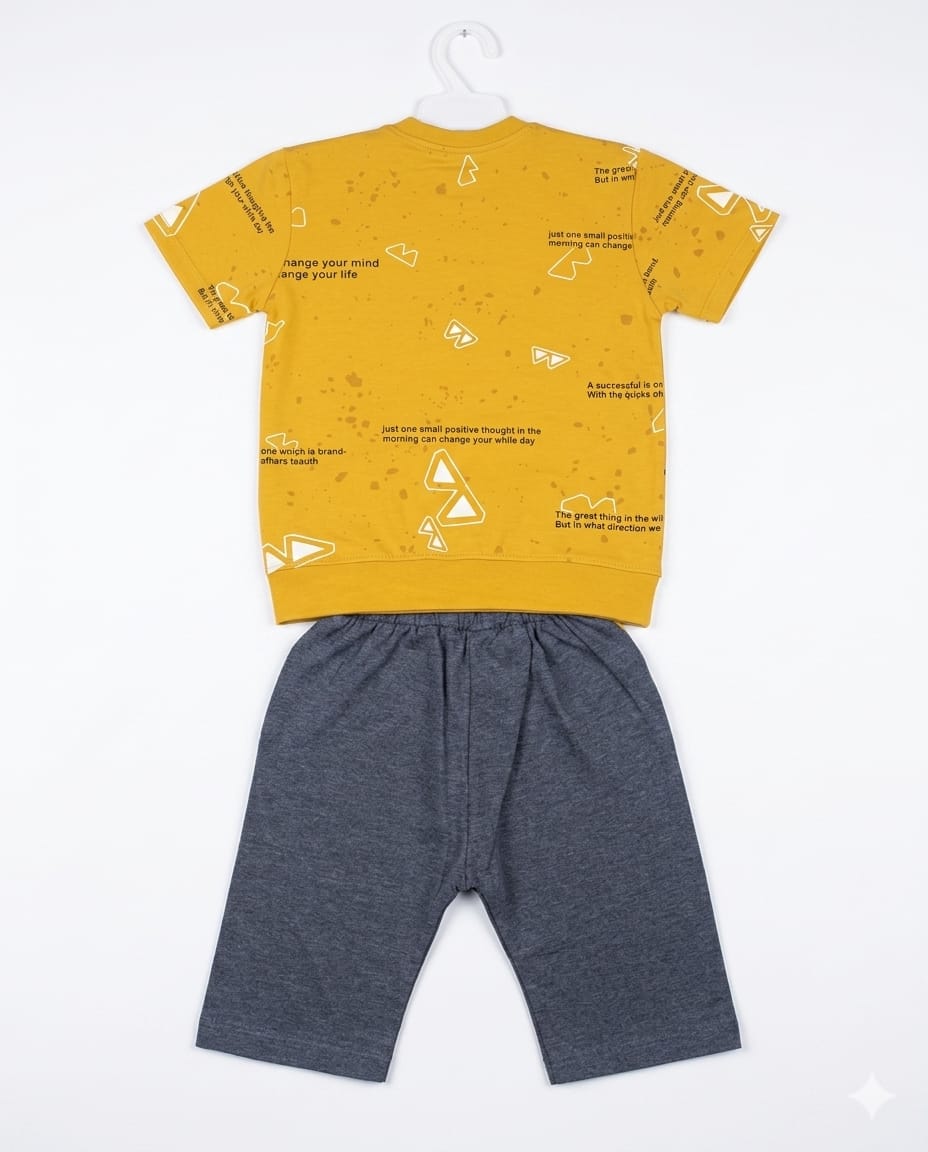 Kids T Shirt With Shorts – Premium Quality Summer Stuff Soft & Comfortable | 1–3 Years