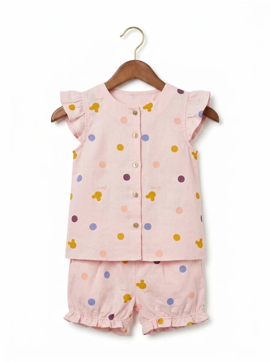 Two-Piece With Nicker Summer Set With Head Band  – Soft & Comfortable | 1-3 Years
