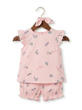 Two-Piece With Nicker Summer Set With Head Band  – Soft & Comfortable | 2-3 Years