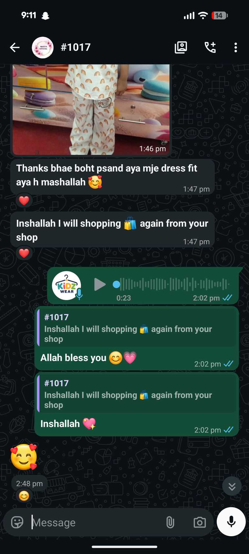 Customer review