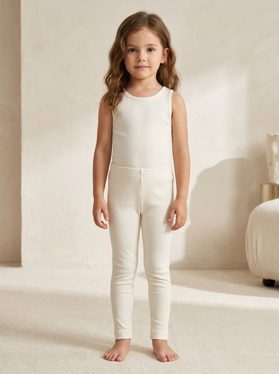 Girls Slim Fit Stretch Tights – Summer Stuff Soft & Comfortable | 1–12 Years