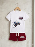 Kids Sonic T Shirt With Shorts – Premium Quality Summer Stuff Soft & Comfortable | 1–8 Years